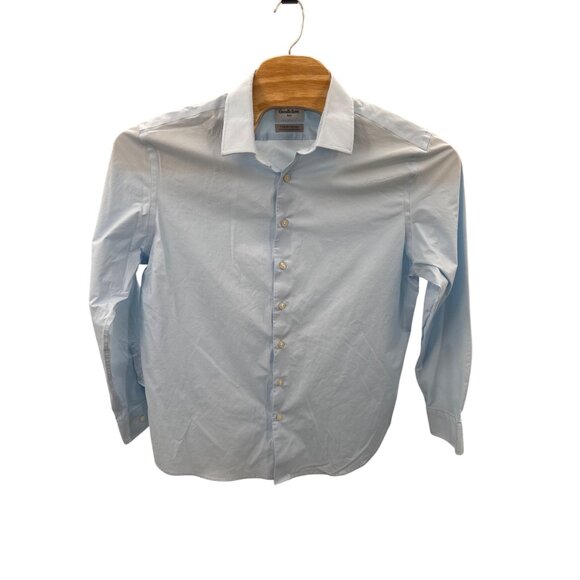 Goodfellow & Co Mens Light Blue Standard Fit Button-Down‎ Dress Shirt XL - Picture 2 of 4